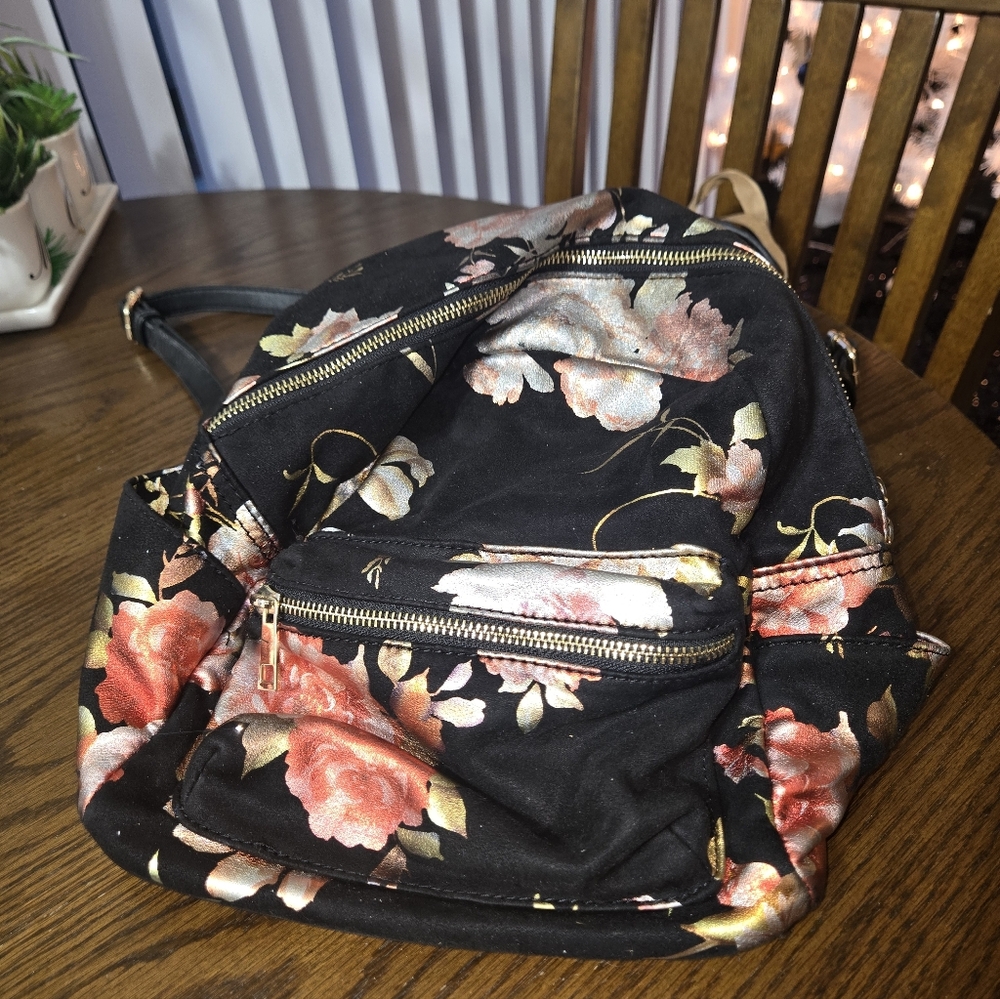 Torrid Floral Black Backpack